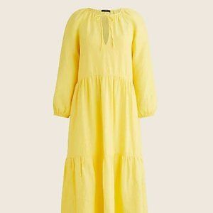 JCrew yellow maxi dress